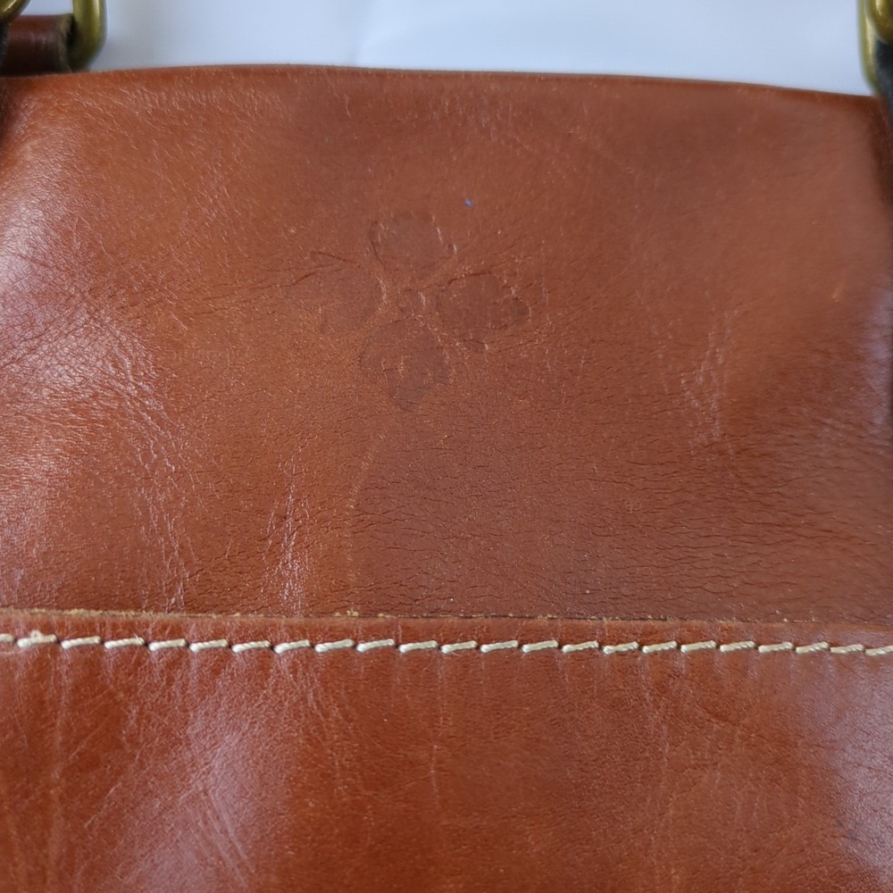 Large Carducci Brown Leather Tote Patricia Nash - Picture 2 of 15